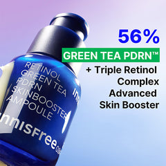 Innisfree Retinol Green Tea Skin Booster PDRN Face Serum 25ml