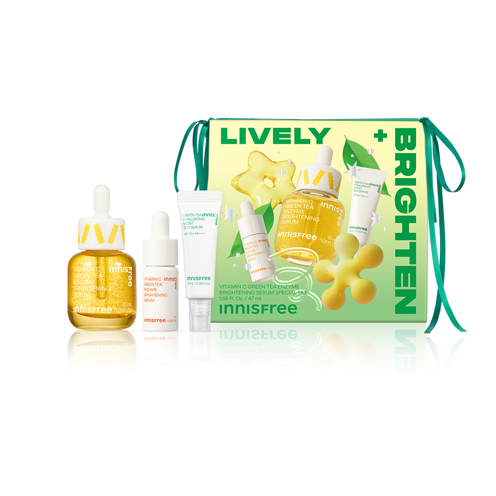 Innisfree Vitamin C Green Tea Enzyme Brightening Serum Holiday Gift Set