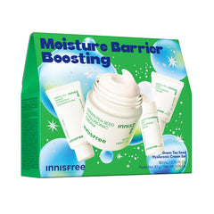 Innisfree Green Tea Seed Hyaluronic Barrier Boosting Cream Holiday Gift Set