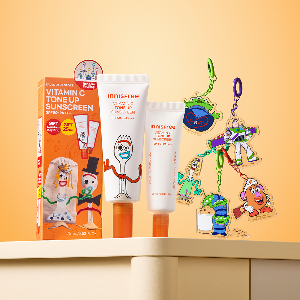 Innisfree Vita C Tone Up Sunscreen set